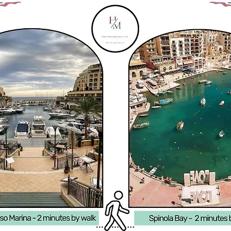 Paceville - 3b - Cozy Studio, Ideal For Couples Apartment *